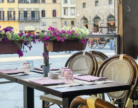 Alfresco Dining Florence Italy