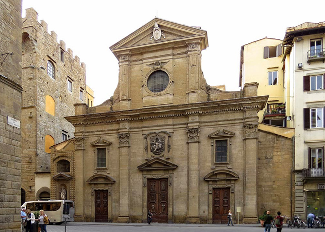 Chiesa Santa Trinita Via Tornabuoni Florence Ghirlandaio