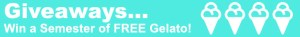 Win a semester of Free Gelato Campus Florence Gelateria Dei Neri