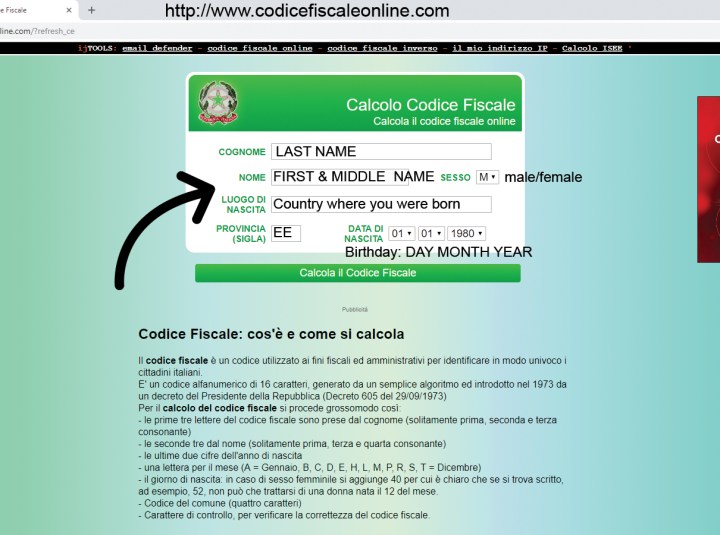 Codice Fiscale