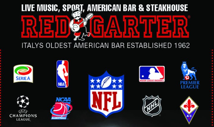 Red Garter Florence Burgers Steakhouse Sunday Sports NFL Fiorentina