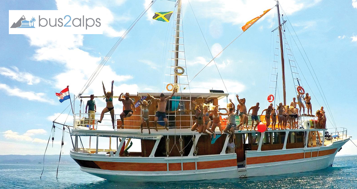 Island Hopping Boat Tour Bus2alps Split Croatia Save $$$ Promo Code CAMPUS