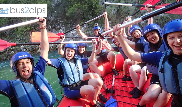 River Rafting in Split with Bus2alps Save $$$ Promo code CAMPUS