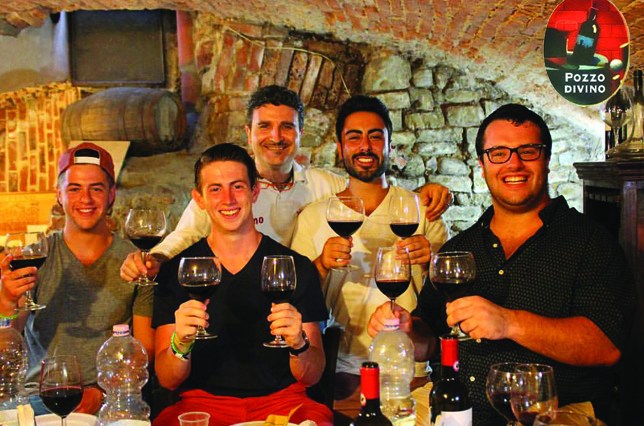 PIno's Sandwiches POzzo DiVino Wine Tasting Florence