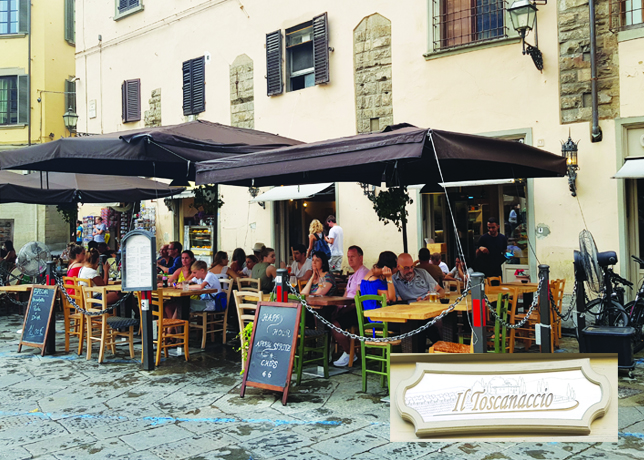 Restaurant Piazza San Firenze Il Toscanaccio Florence Outdoor Dining
